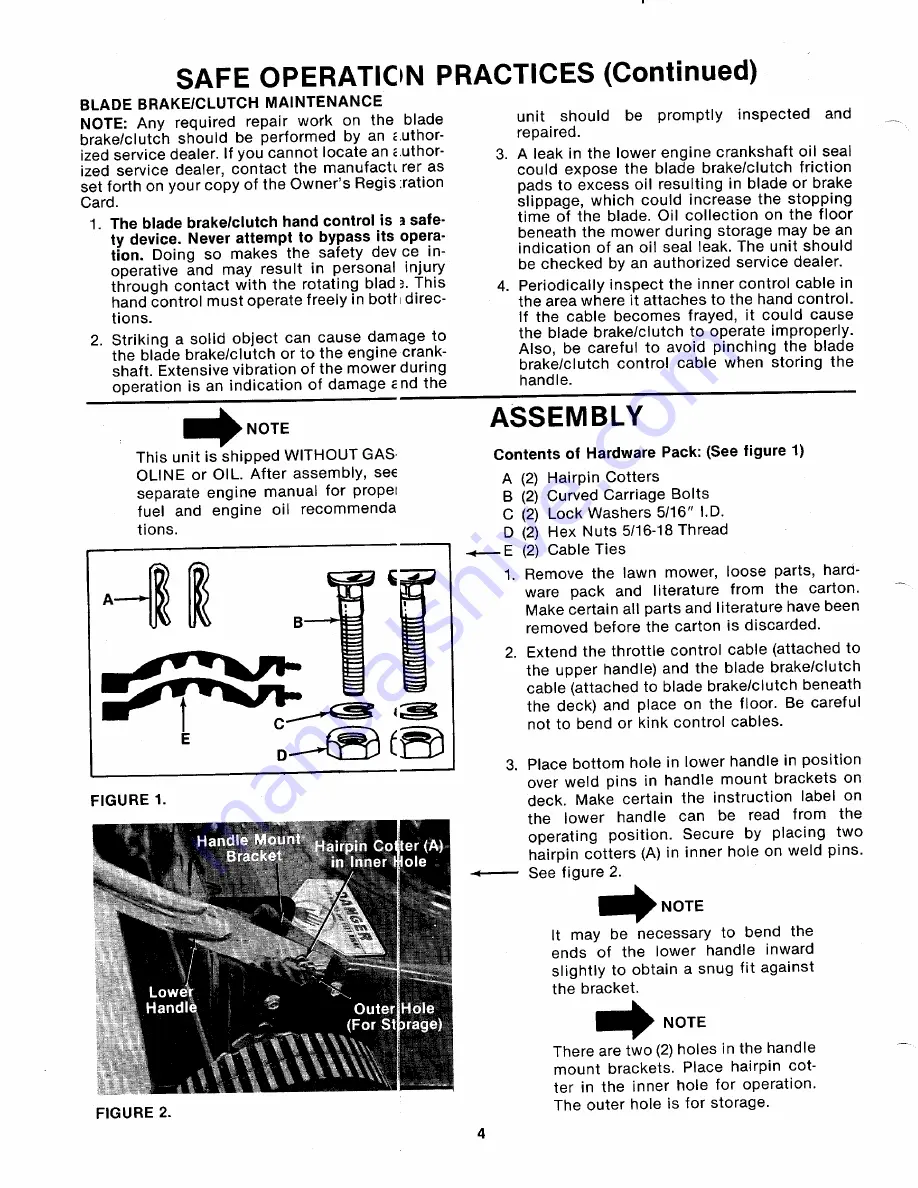 MTD 114-333-000 Owner'S Manual Download Page 4