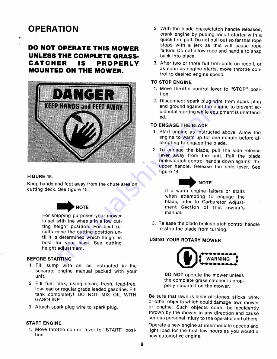 MTD 114-333-000 Owner'S Manual Download Page 9