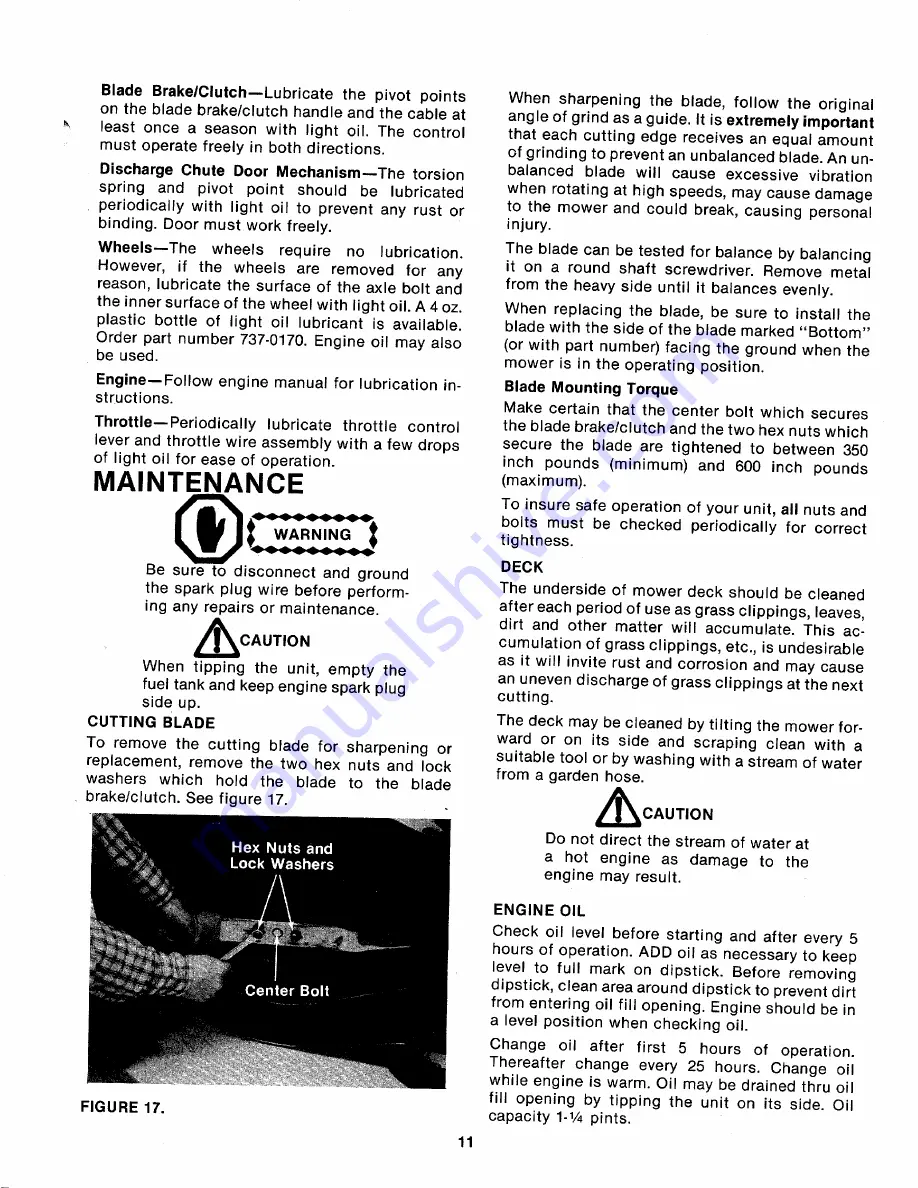 MTD 114-333-000 Owner'S Manual Download Page 11