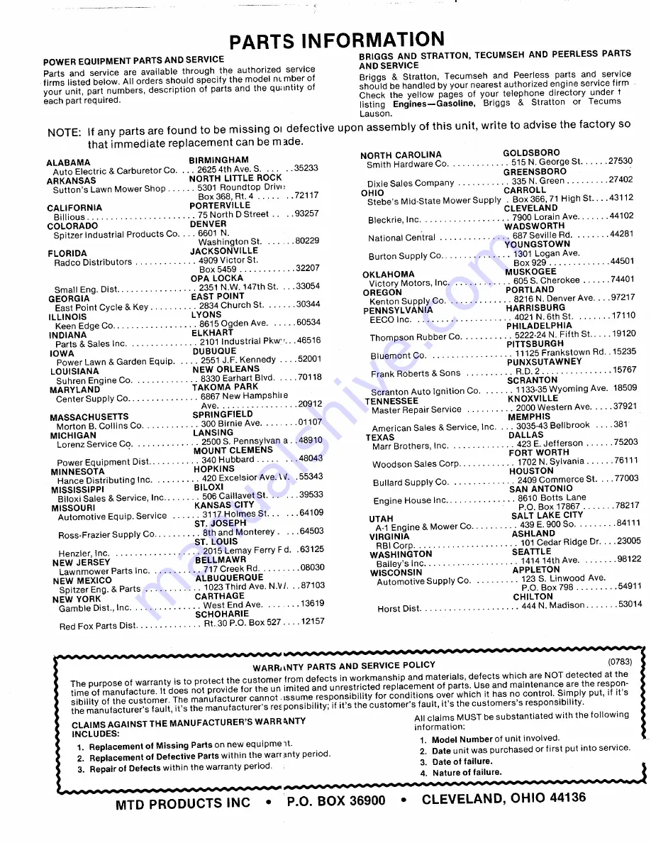 MTD 114-333-000 Owner'S Manual Download Page 18