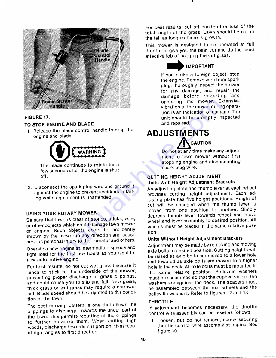 MTD 115-062-352 Owner'S Manual Download Page 10