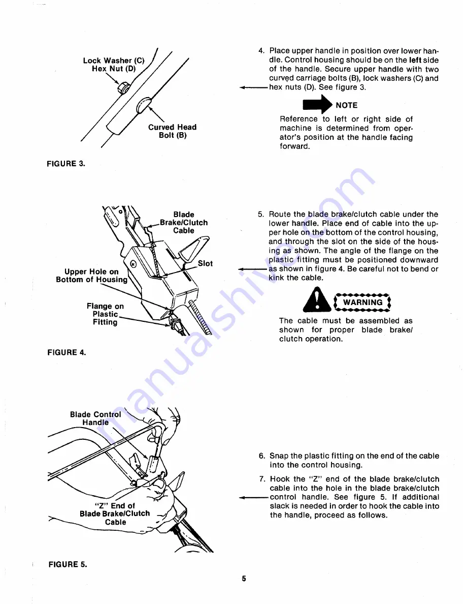 MTD 115-073-000 Owner'S Manual Download Page 5