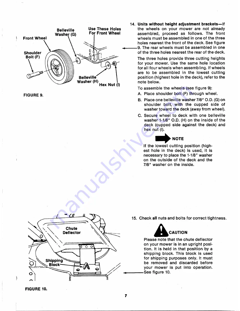 MTD 115-073-000 Owner'S Manual Download Page 7