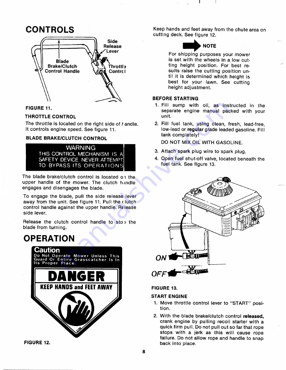 MTD 115-073-000 Owner'S Manual Download Page 8