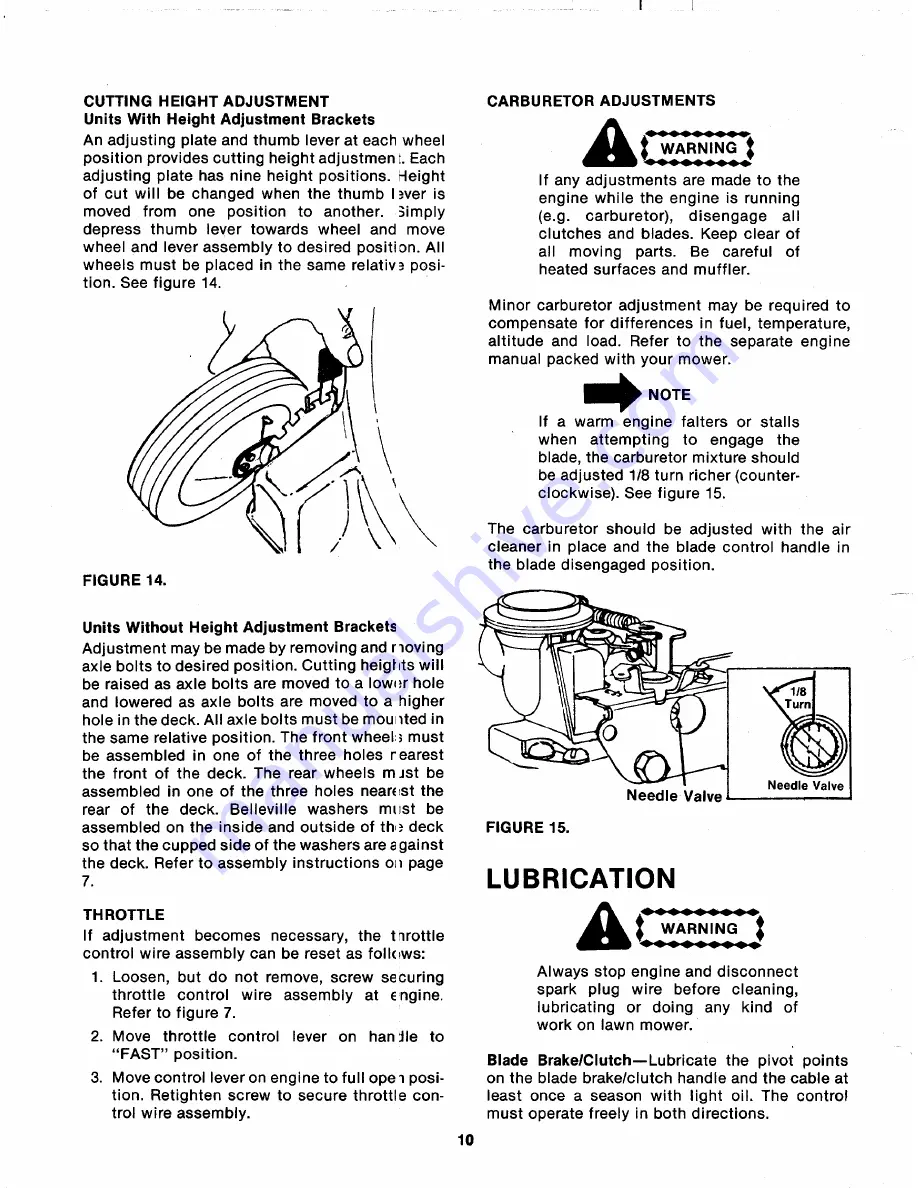 MTD 115-073-000 Owner'S Manual Download Page 10