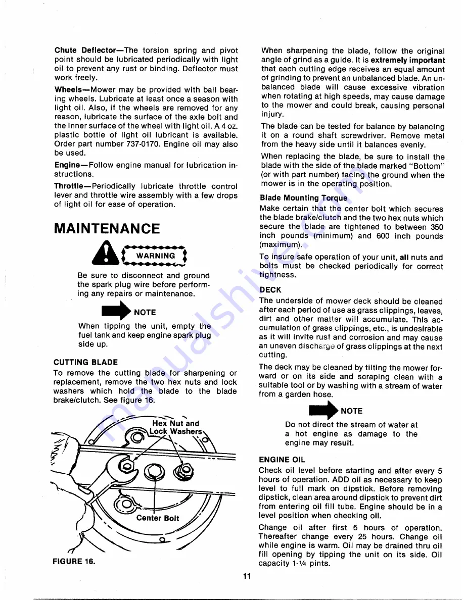 MTD 115-073-000 Owner'S Manual Download Page 11