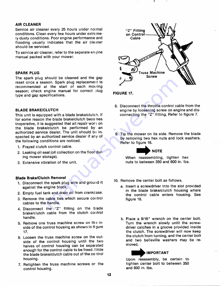 MTD 115-073-000 Owner'S Manual Download Page 12