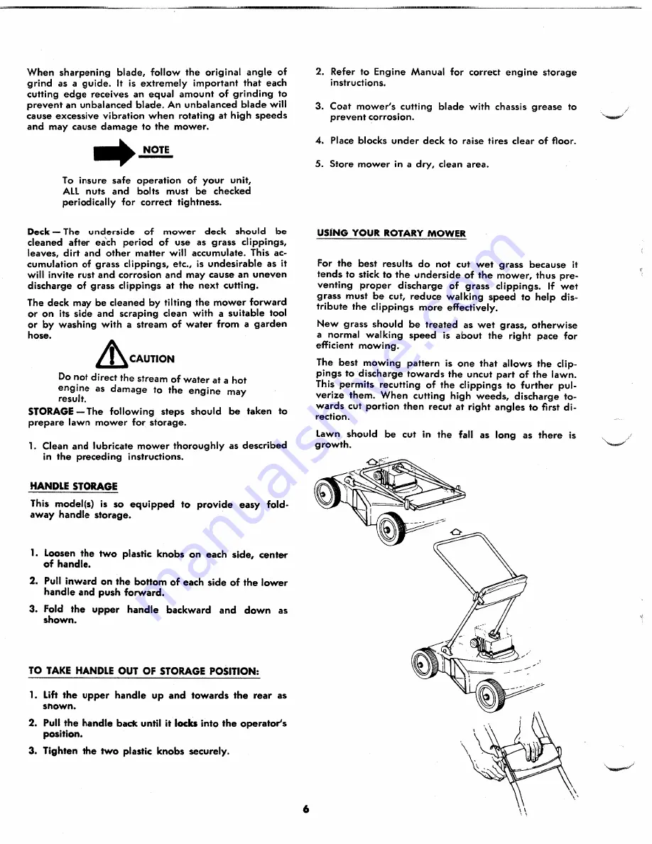 MTD 116-670A Owner'S Operating Service Instruction Manual Download Page 7