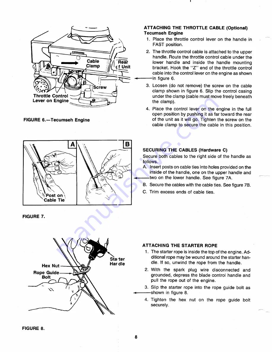 MTD 117-050-000 Owner'S Manual Download Page 8