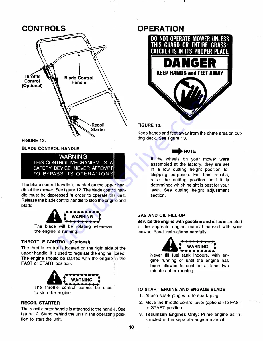 MTD 117-050-000 Owner'S Manual Download Page 10