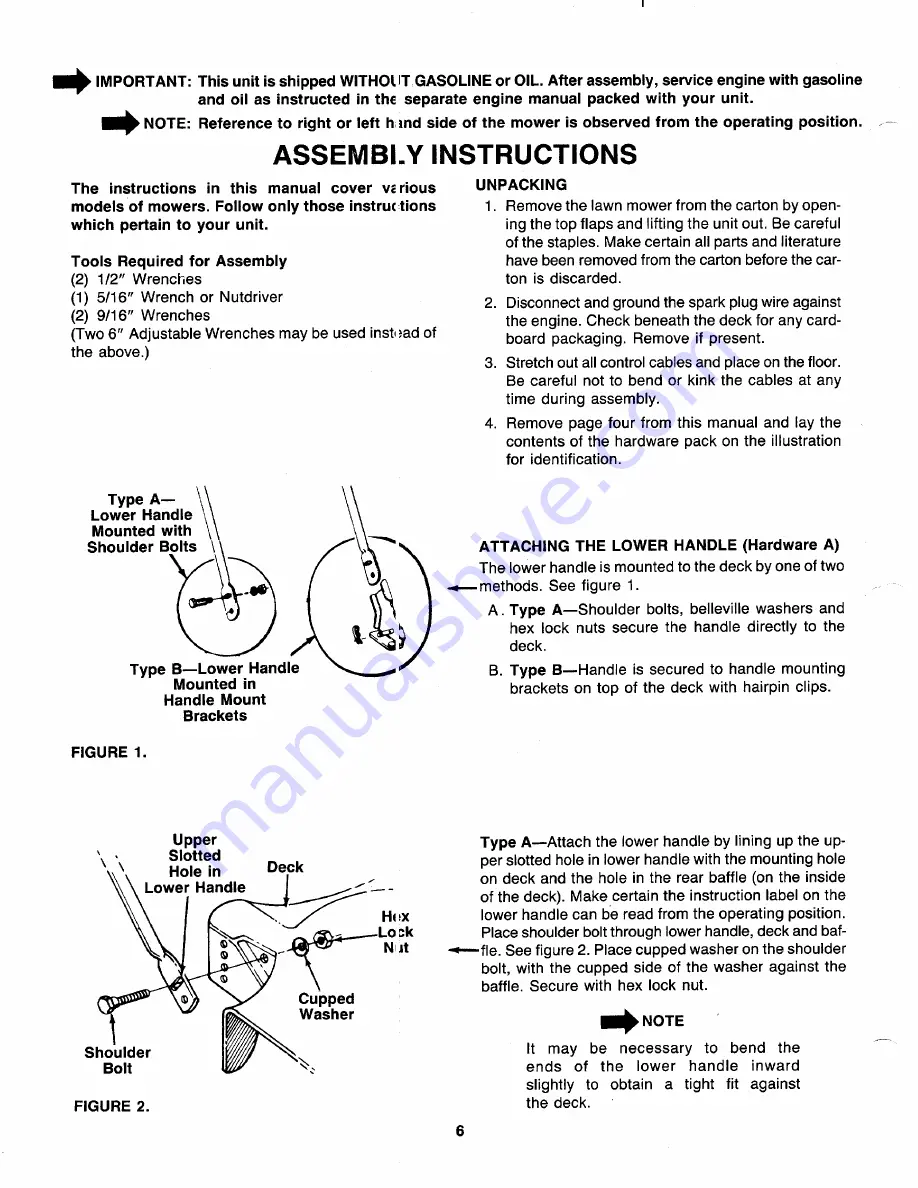 MTD 117-060-000 Owner'S Manual Download Page 6