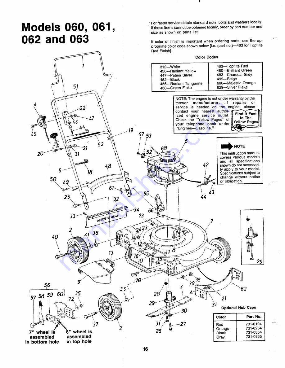 MTD 117-060-000 Owner'S Manual Download Page 16