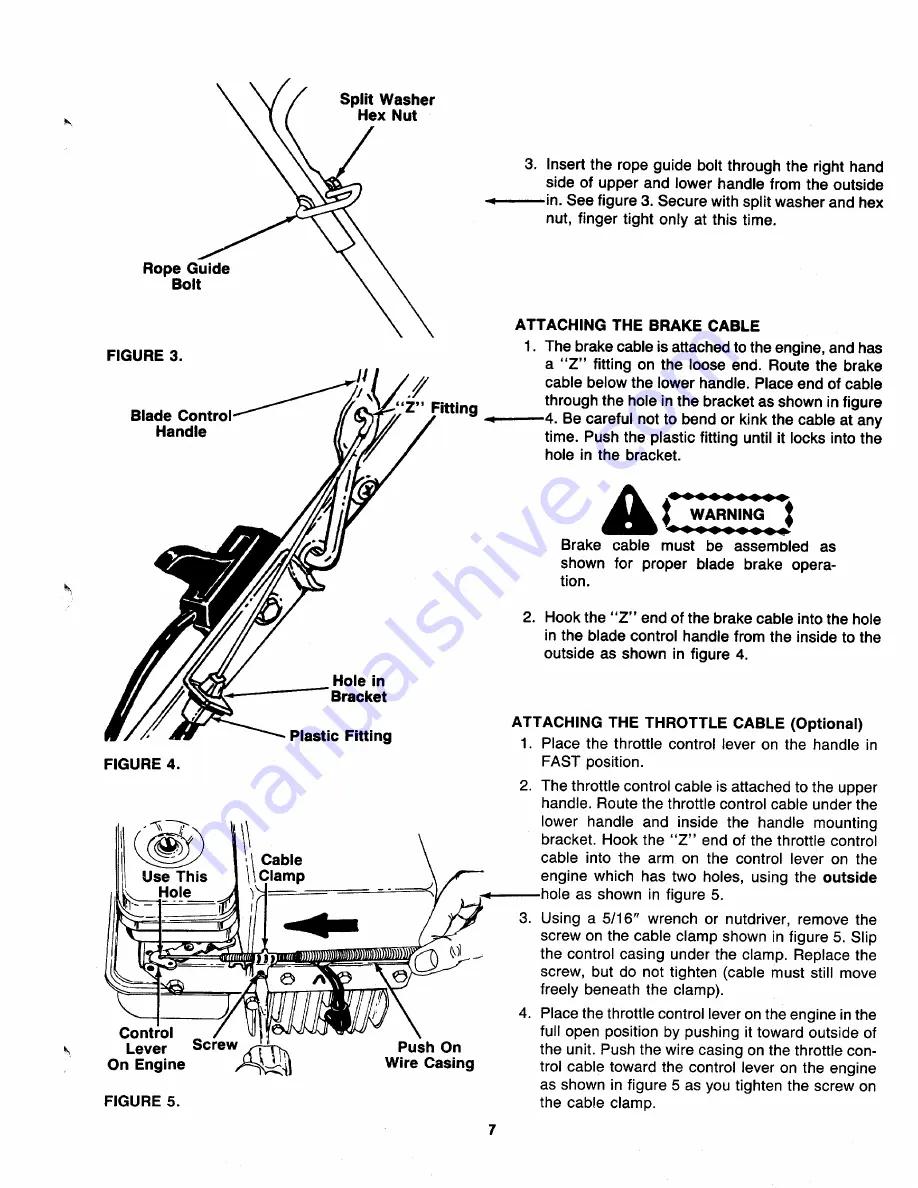 MTD 118-020R000 Owner'S Manual Download Page 7