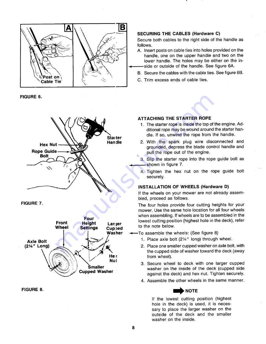 MTD 118-020R000 Owner'S Manual Download Page 8