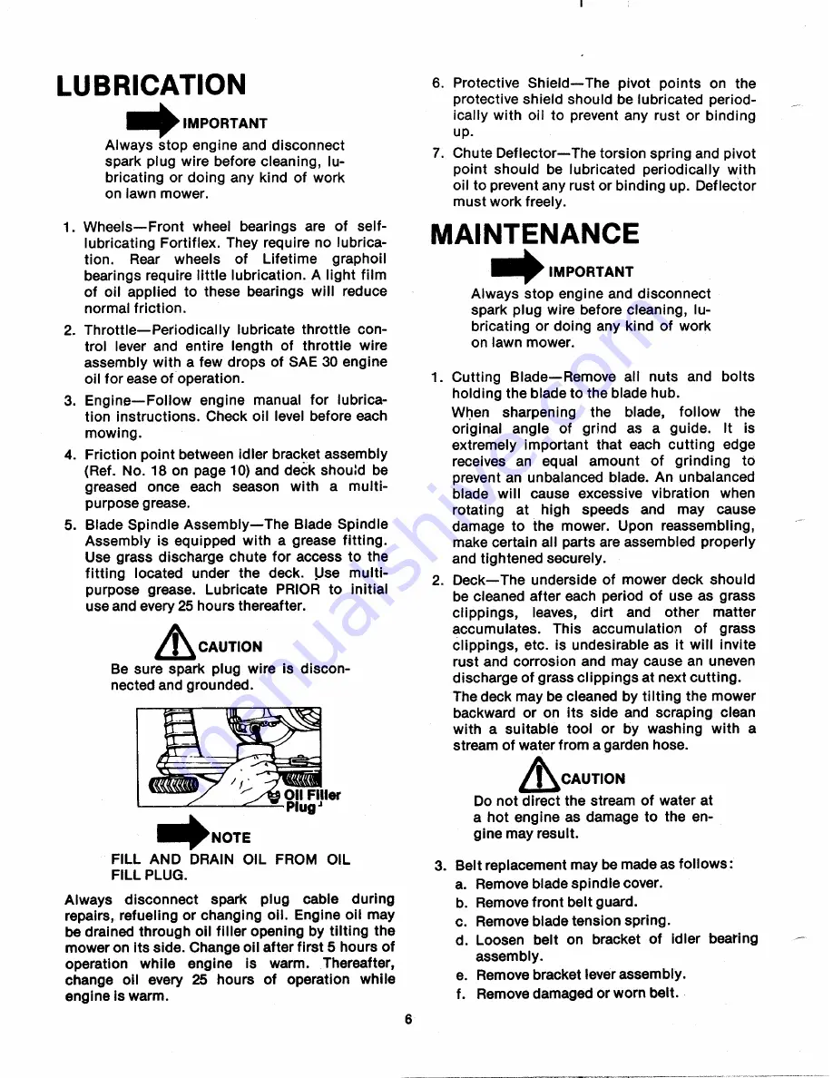 MTD 118-530A Owner'S Manual Download Page 6