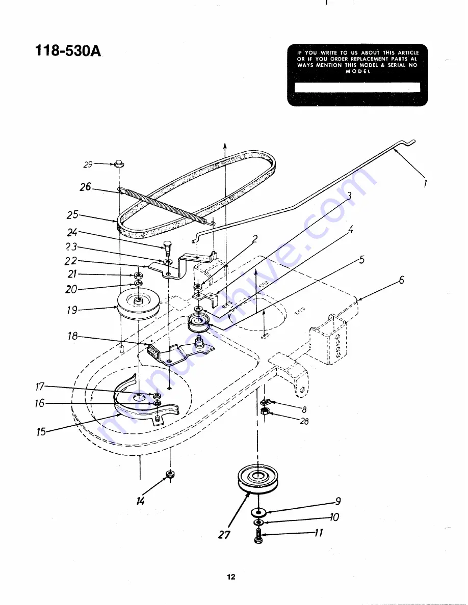 MTD 118-530A Owner'S Manual Download Page 12