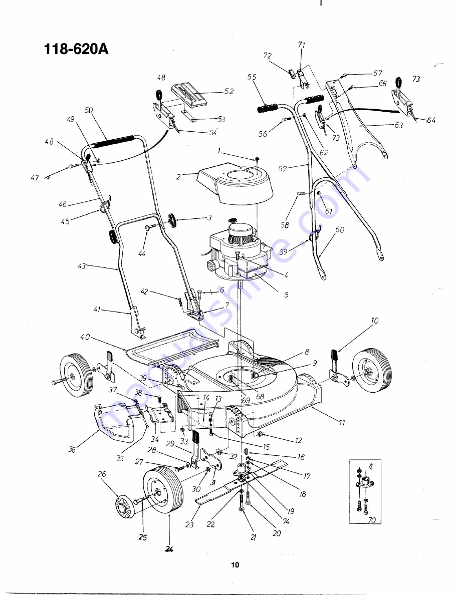 MTD 118-620A Owner'S Manual Download Page 10