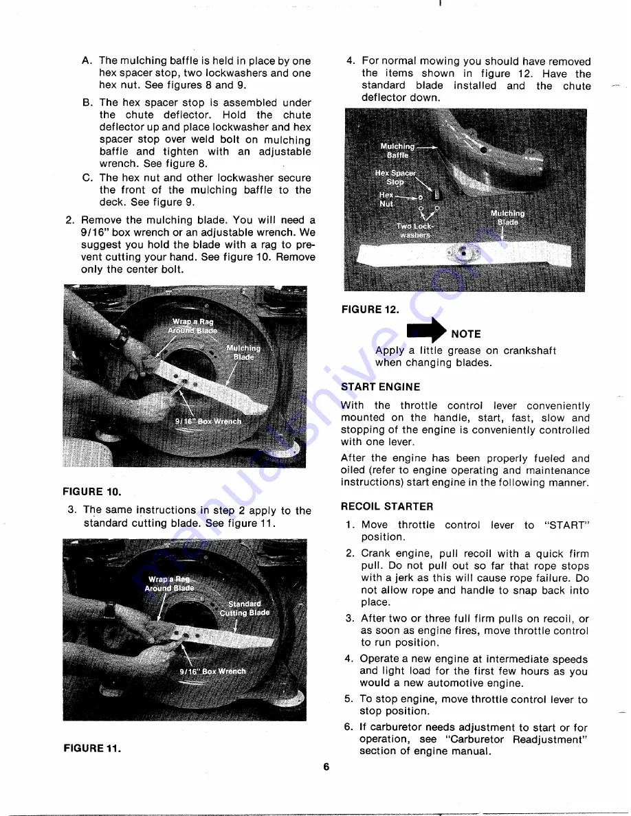 MTD 119-170A Owner'S Manual Download Page 6