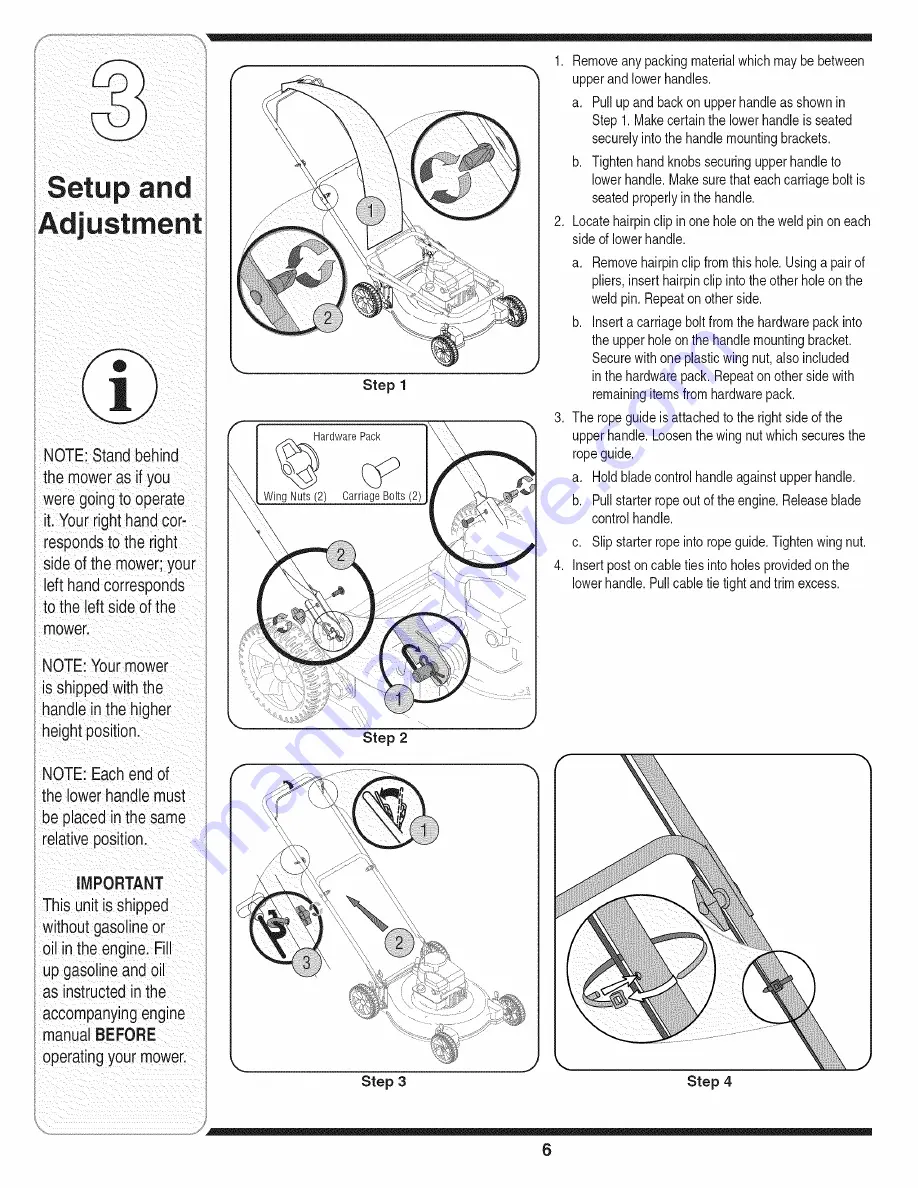 MTD 11A-414E729 Operator'S Manual Download Page 6