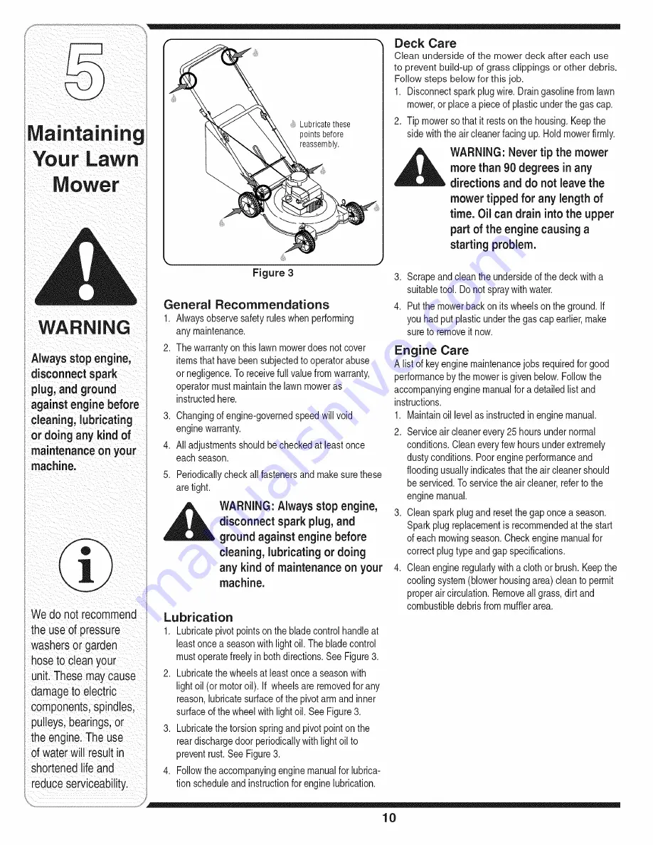 MTD 11A-414E729 Operator'S Manual Download Page 10