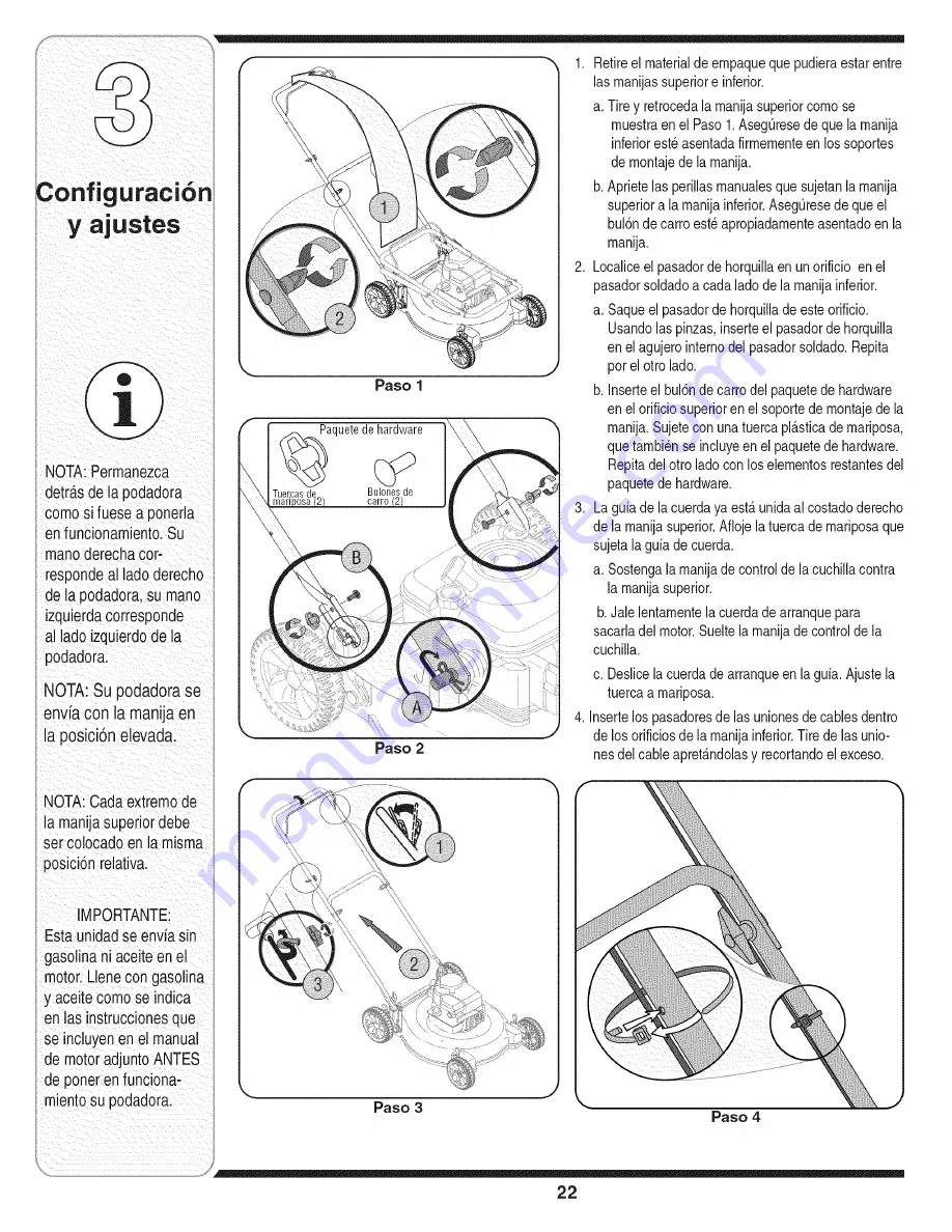 MTD 11A-414E729 Operator'S Manual Download Page 22