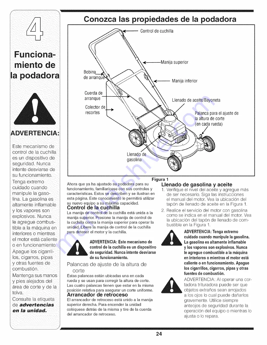 MTD 11A-414E729 Operator'S Manual Download Page 24