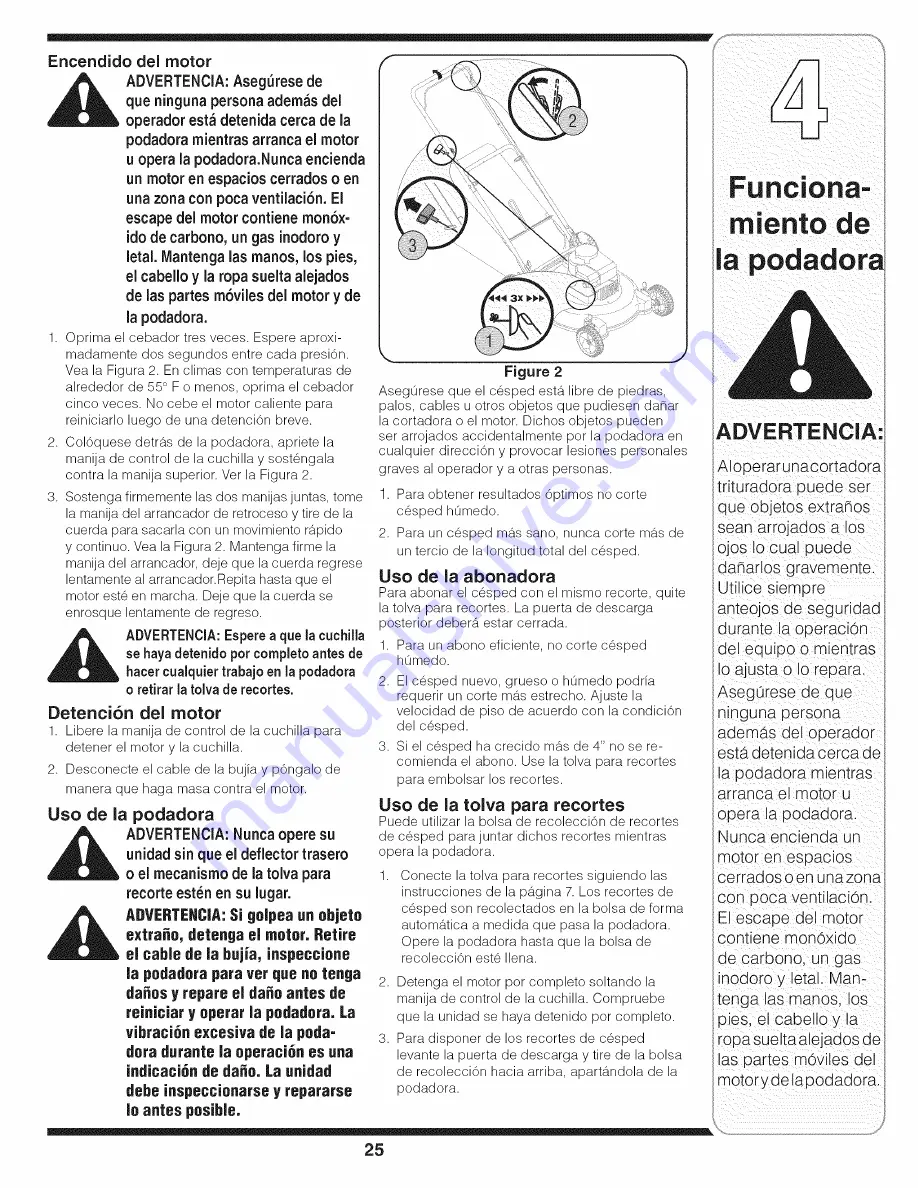 MTD 11A-414E729 Operator'S Manual Download Page 25