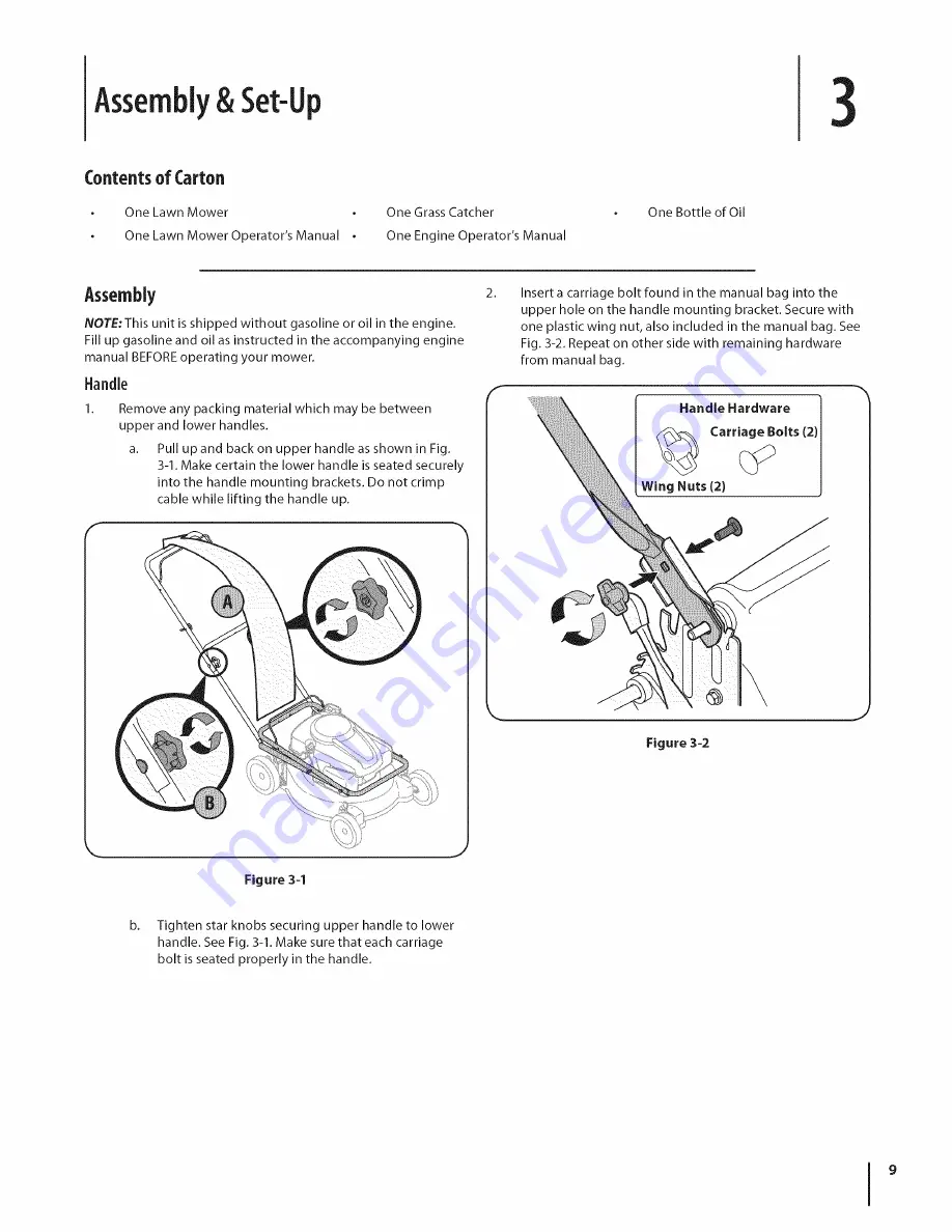 MTD 11A-41K3001 Operator'S Manual Download Page 9