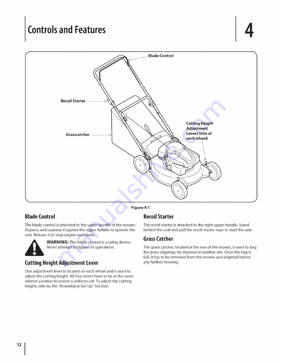 MTD 11A-41K3001 Operator'S Manual Download Page 12