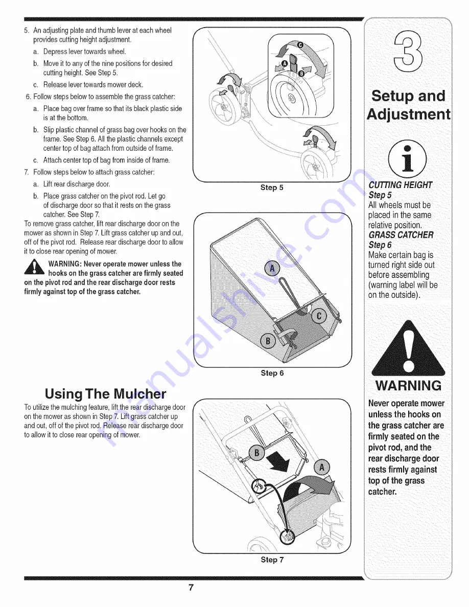 MTD 11A-429R729 Operator'S Manual Download Page 7