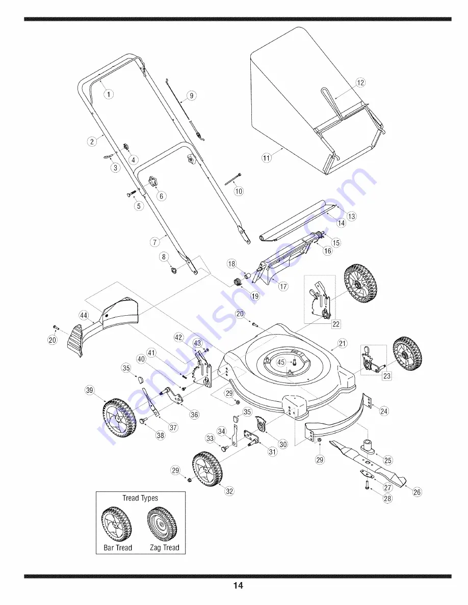 MTD 11A-429R729 Operator'S Manual Download Page 14