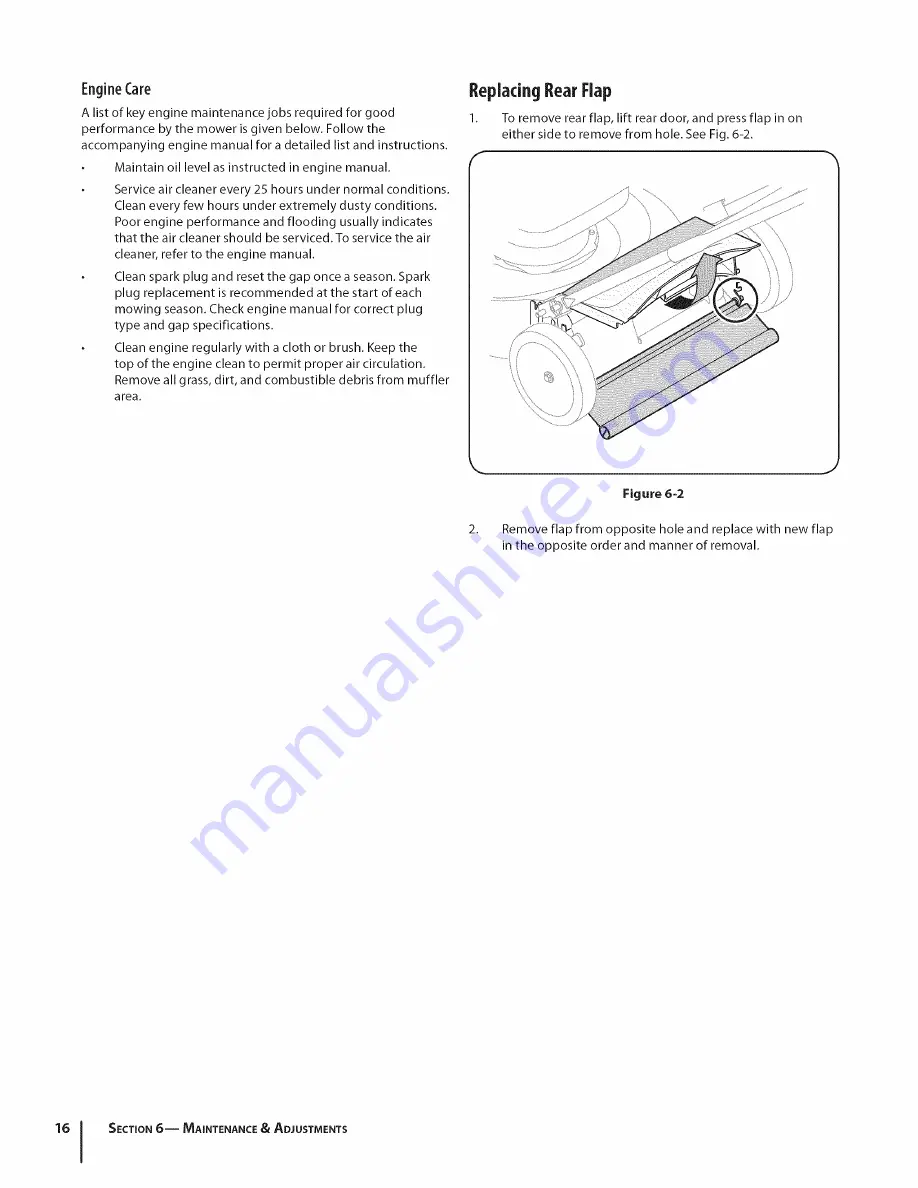 MTD 11A-436Q095 Operator'S Manual Download Page 16