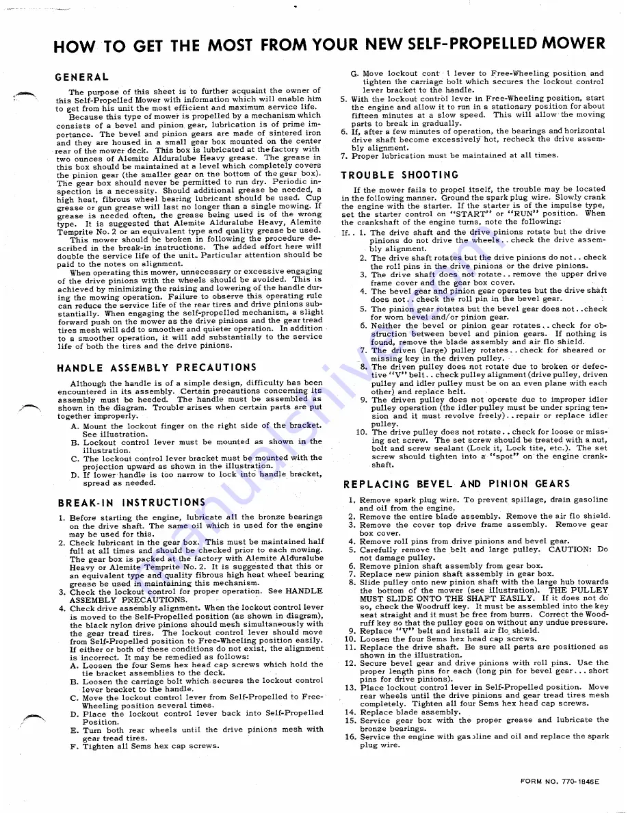 MTD 120-220 Owner'S Manual Download Page 5