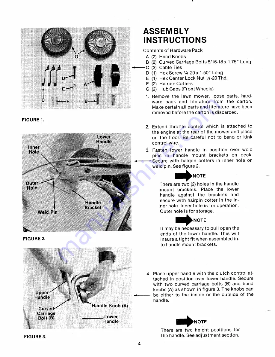 MTD 120-280A Owner'S Manual Download Page 4