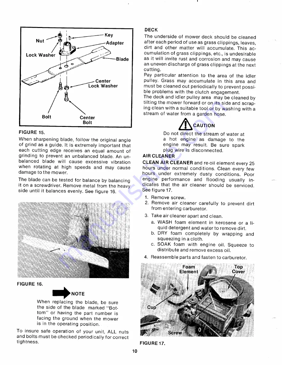 MTD 120-280A Owner'S Manual Download Page 10