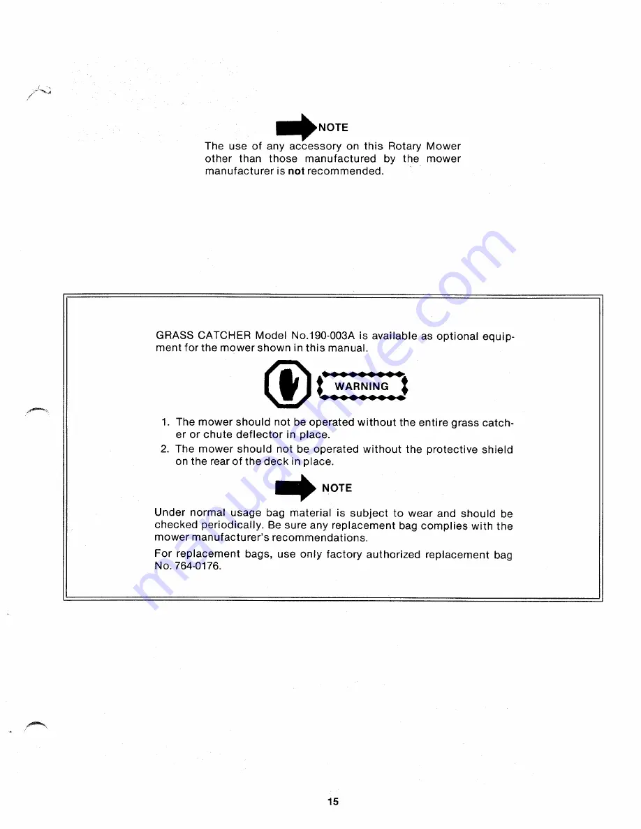 MTD 120-280A Owner'S Manual Download Page 15