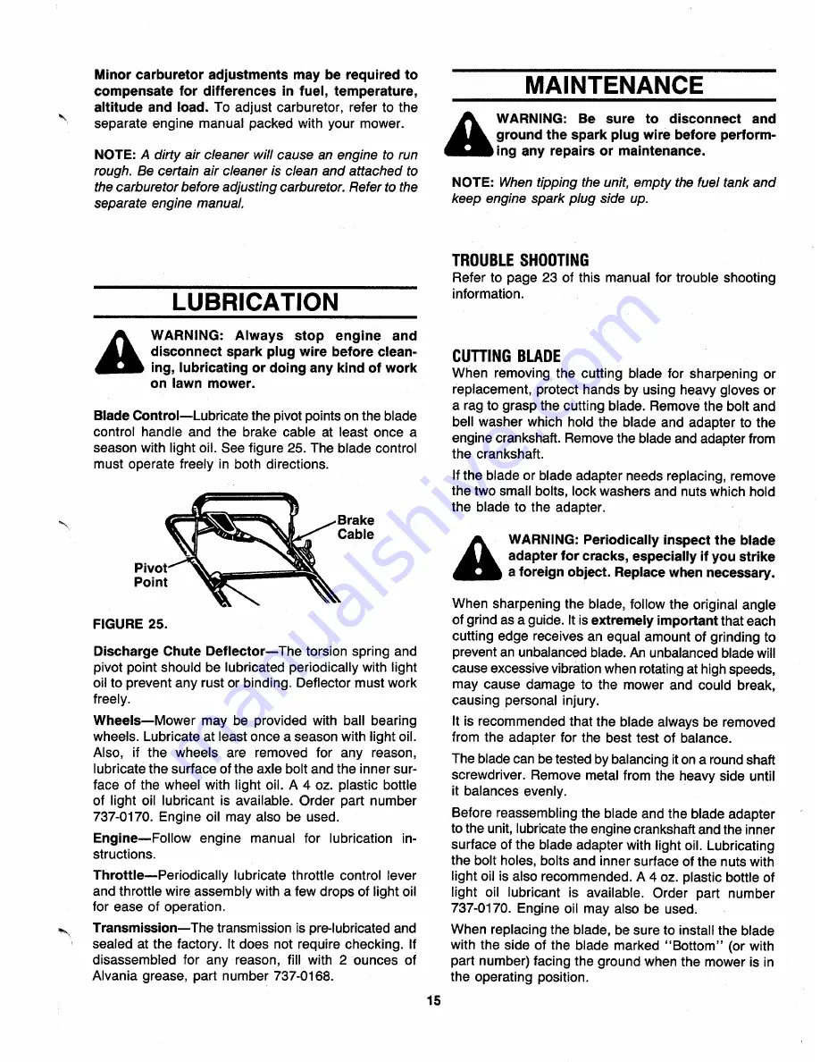 MTD 120-460R372 Owner'S Manual Download Page 15