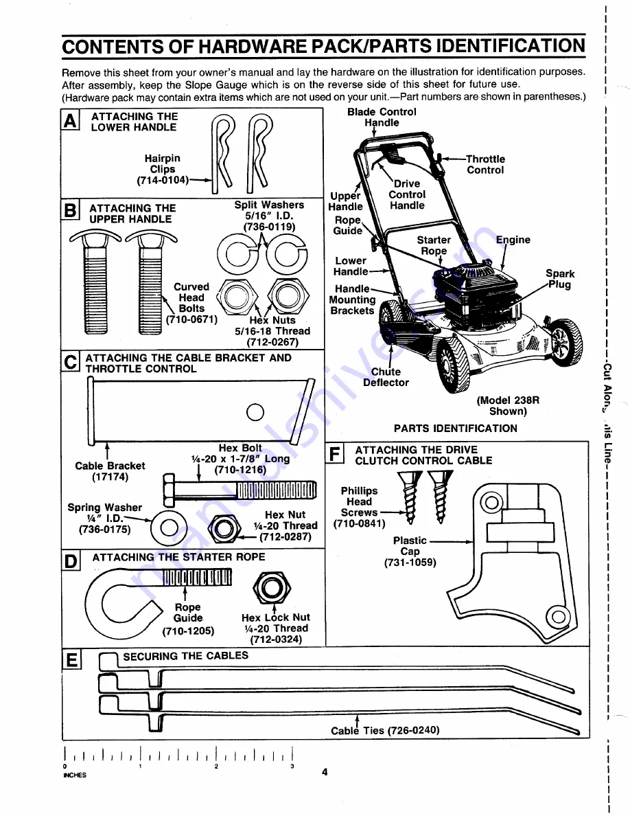 MTD 121-232R000 Owner'S Manual Download Page 4