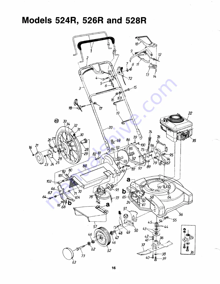 MTD 121-232R000 Owner'S Manual Download Page 16