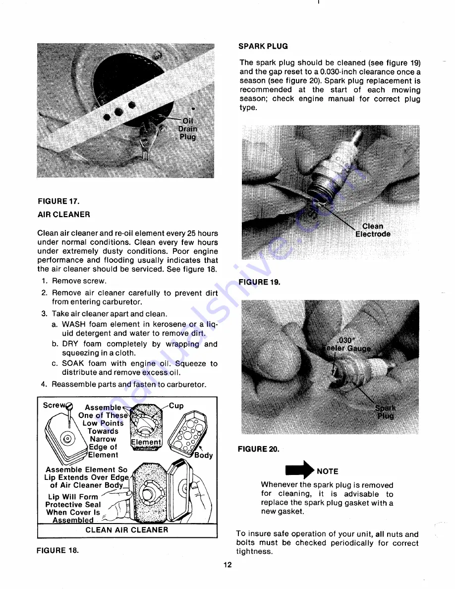 MTD 121-260A Owner'S Manual Download Page 12