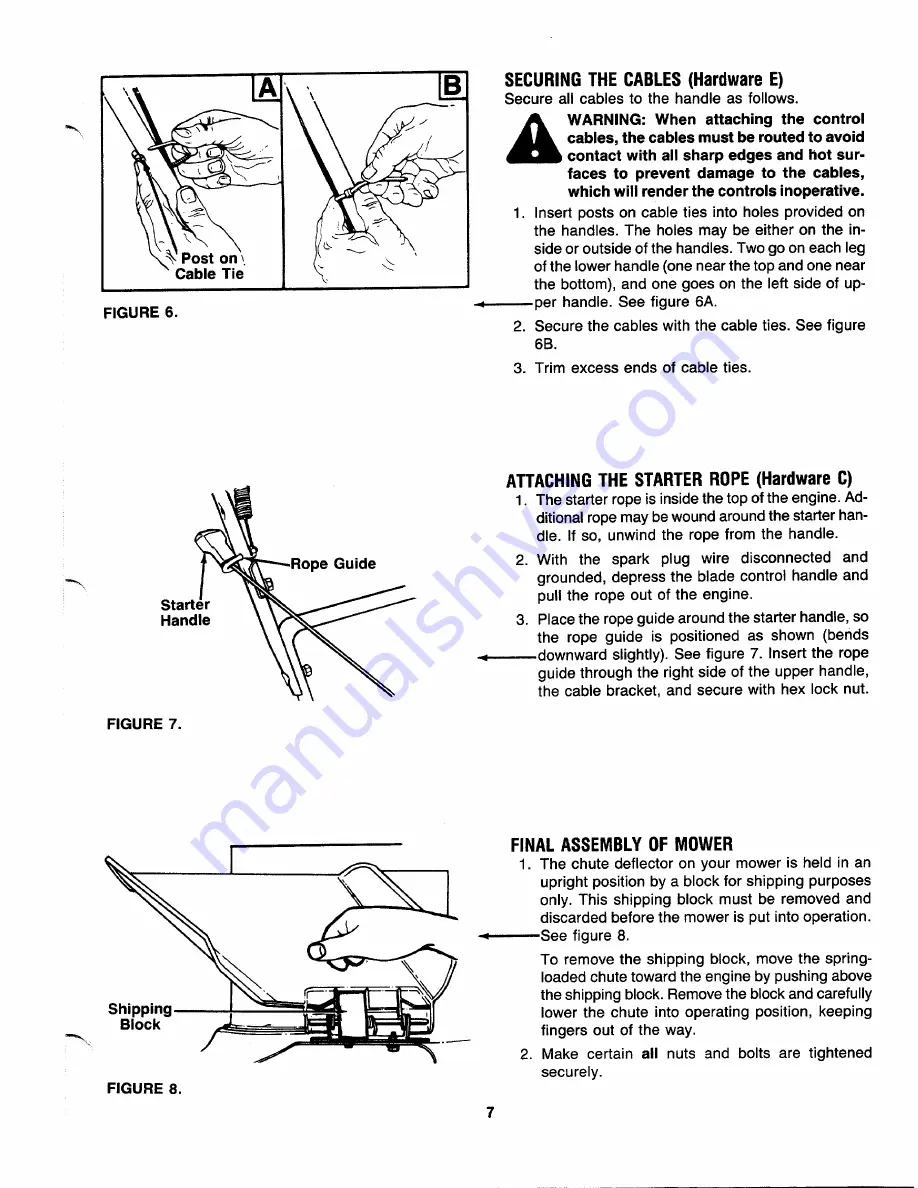 MTD 121-280R000 Owner'S Manual Download Page 7