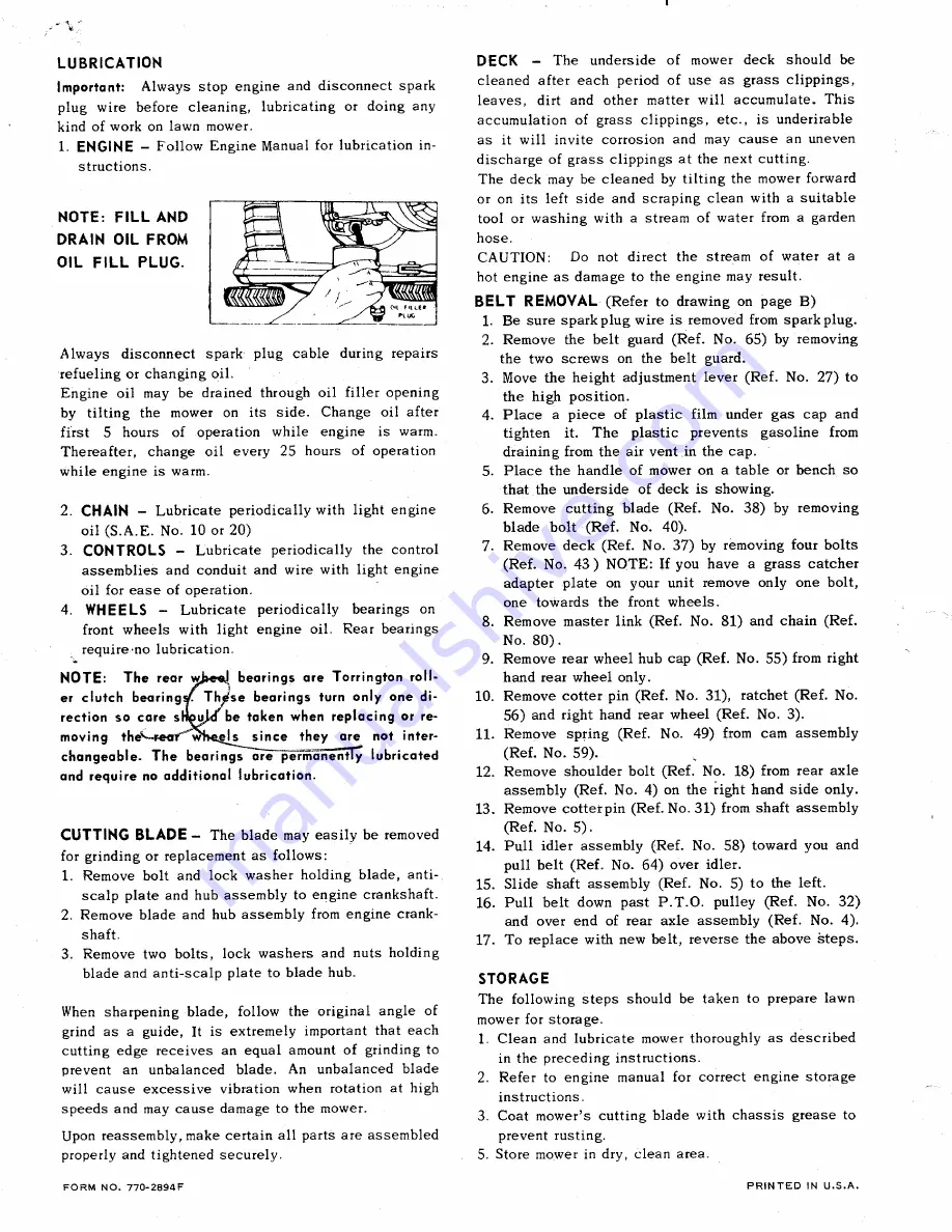 MTD 121-290 Owner'S Manual Download Page 6