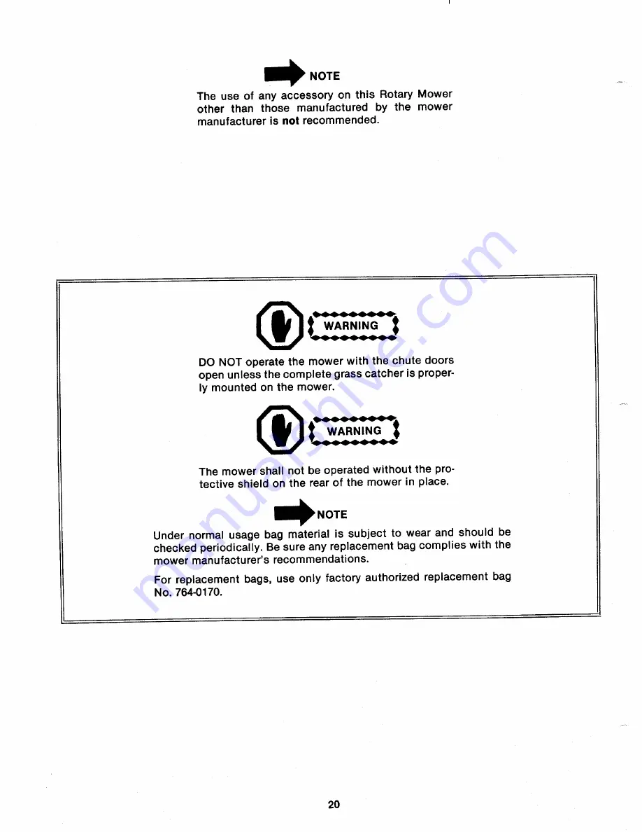 MTD 121-343A Owner'S Manual Download Page 20