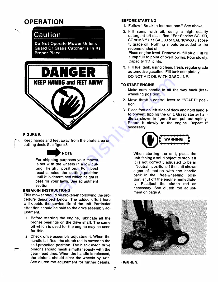 MTD 122-260-120 Owner'S Manual Download Page 7