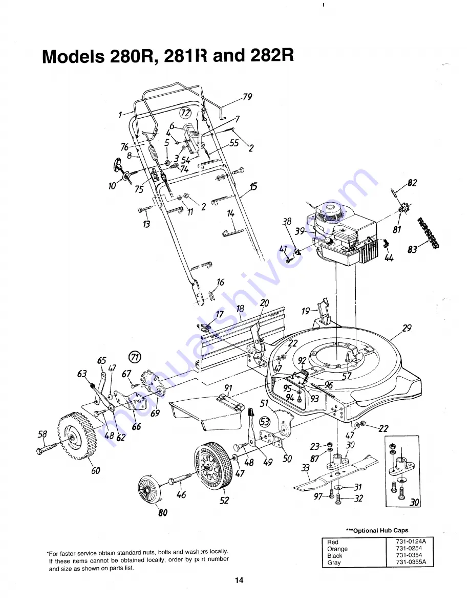 MTD 122-280R000 Owner'S Manual Download Page 14