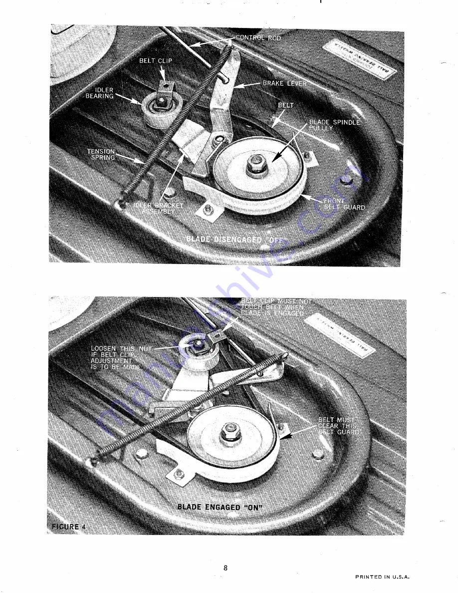 MTD 122-550 Operating/Service Instructions Manual Download Page 8