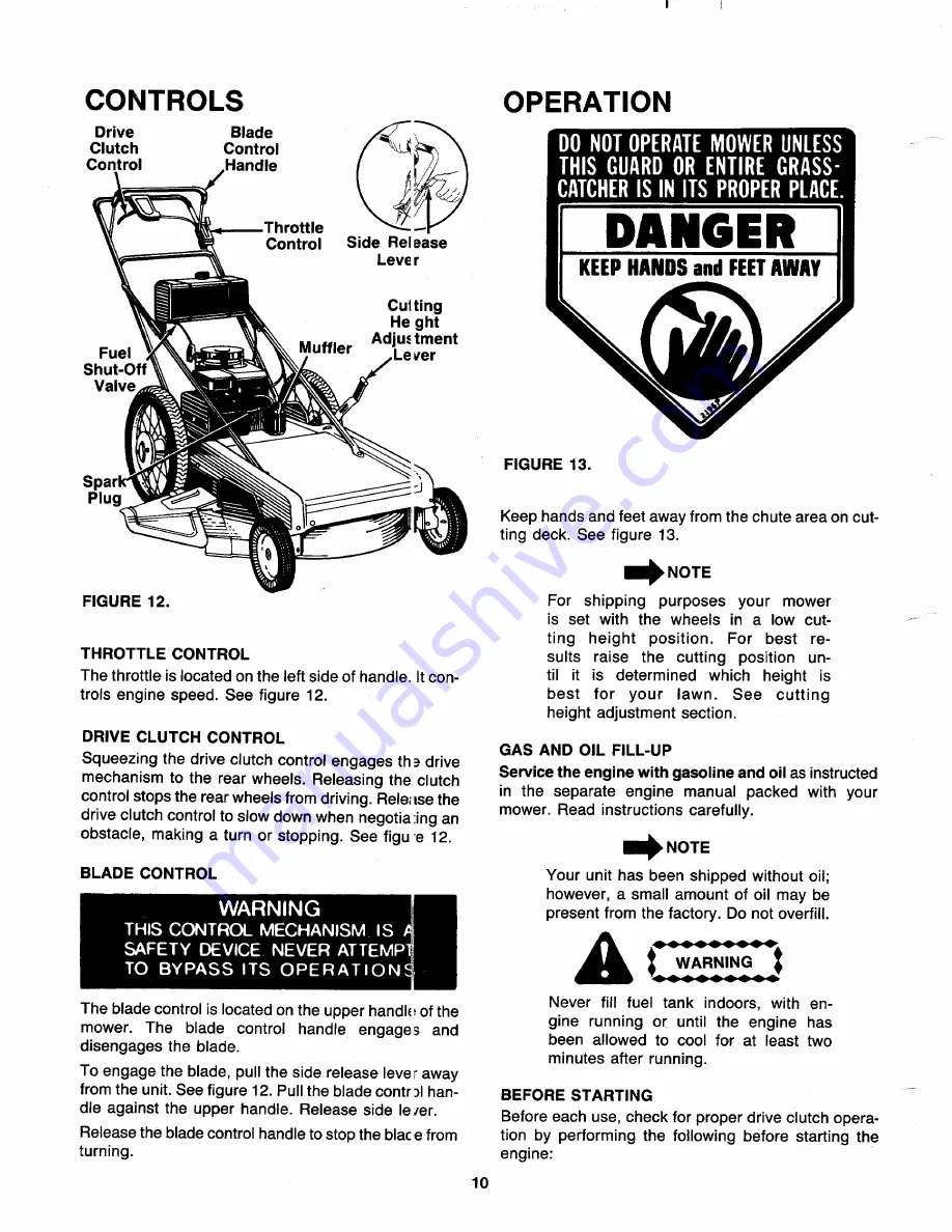 MTD 12560-7 Owner'S Manual Download Page 10