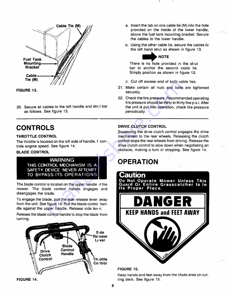 MTD 12560C Owner'S Manual Download Page 8