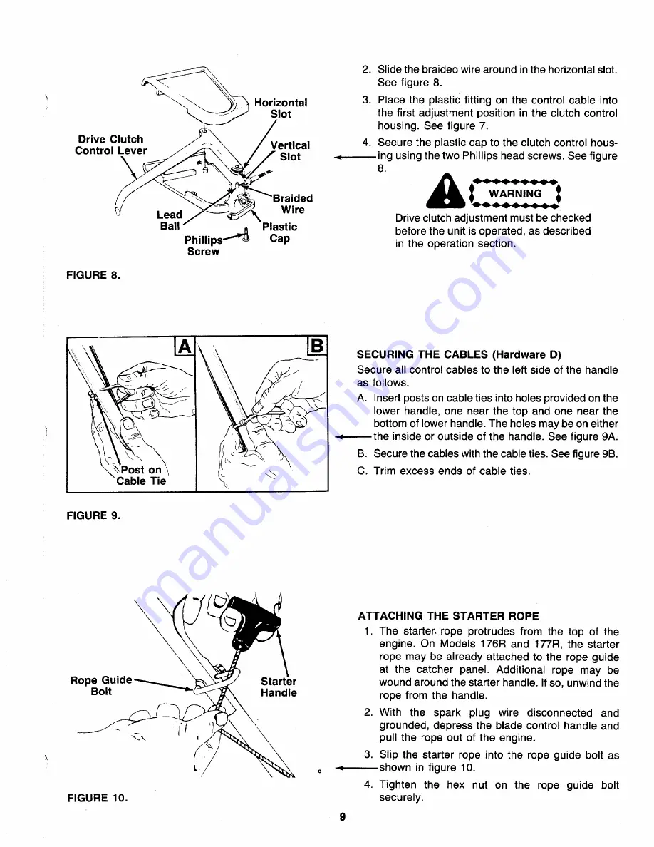 MTD 128-166R401 Owner'S Manual Download Page 9