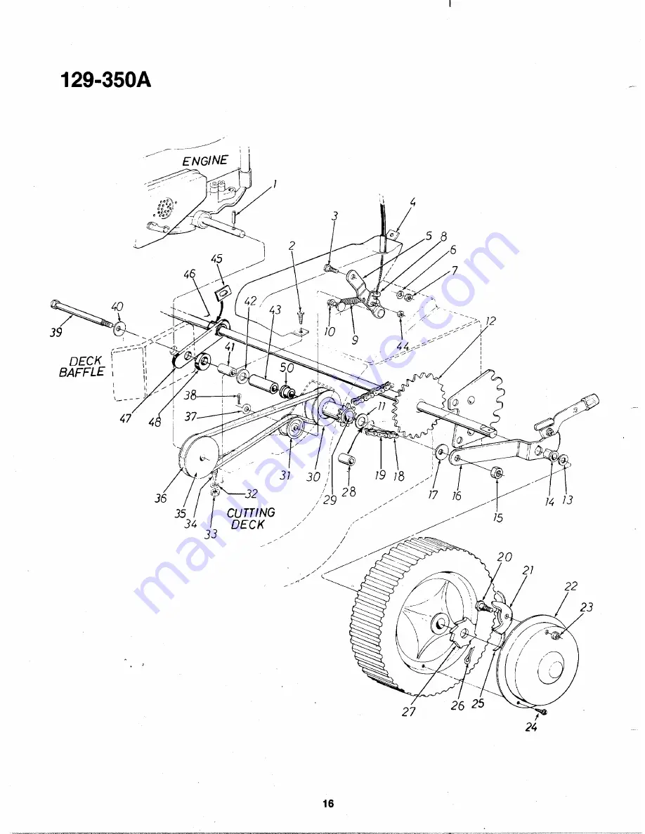 MTD 129-350A Скачать руководство пользователя страница 16